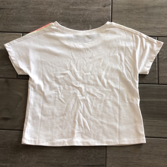 Girls Penelope Tree Short Sleeve Crop Top - Picture 4 of 4